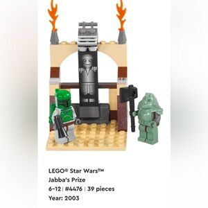 LEGO Star Wars Jabba's Prize Set 4476 retired